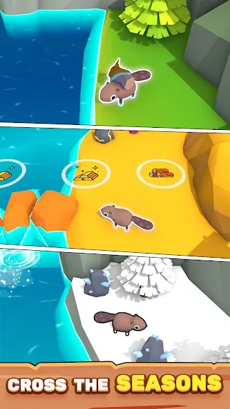 Beaver Builder [MOD: безлимитные ресурсы и открыты все уровни] (Бесплатно / APK) — скриншот 5