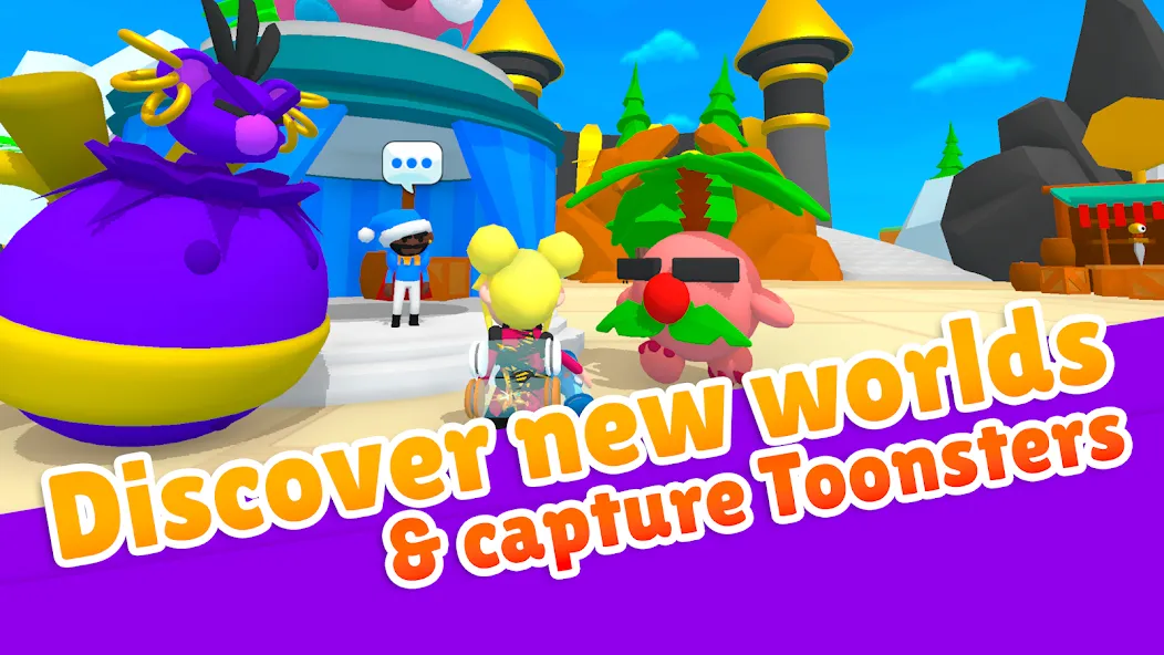 Скачать Toonsters: Crossing Worlds [MOD: новые миры и безлимитные ресурсы] на телефон — скриншот 2