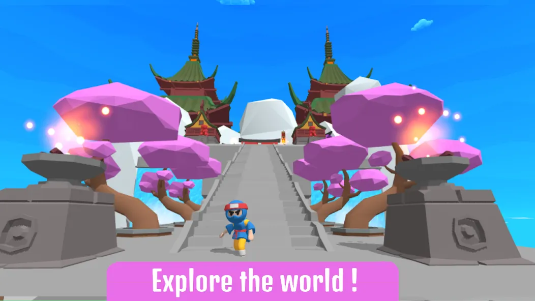 Скачать взлом Ninja World Adventure [MOD: безлимитные монеты и открытые уровни] — скриншот 3