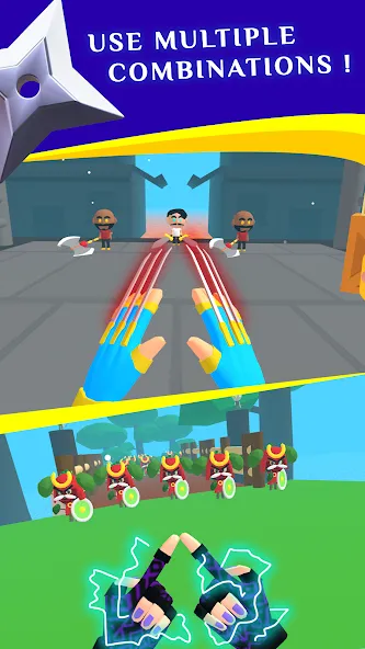 Ninja Hands [MOD: неограниченная энергия и все улучшения] — Скачать бесплатно (APK) — скриншот 2