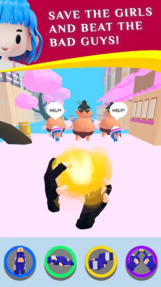 Ninja Hands [MOD: неограниченная энергия и все улучшения] — Скачать бесплатно (APK) — скриншот 3