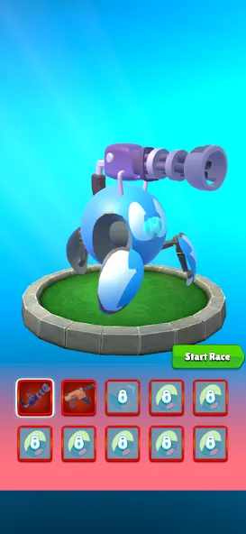 Pocket Robot Runner [MOD: безлимитные деньги и ускорение робота] на Андроид — скриншот 2
