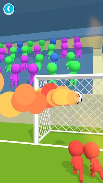 Взломанная Soccer Runner [MOD: без рекламы и бесконечные монеты] на Андроид — скриншот 4