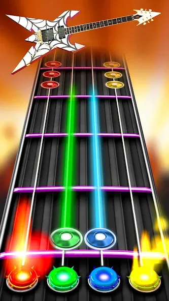 Скачать Guitar Band: Rock Battle [MOD: безлимитные деньги и все песни открыты] на телефон — скриншот 3