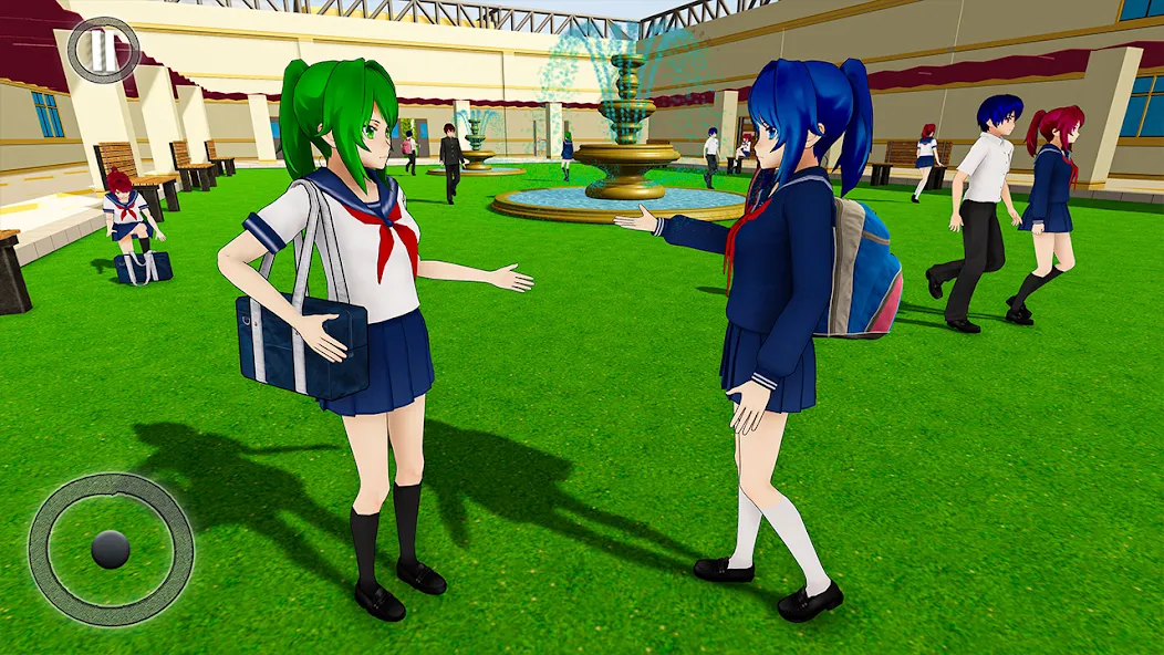 Скачать взлом Anime Girl School Teacher 3D [MOD: безлимитные деньги и все персонажи] — скриншот 4