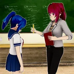 Скачать взлом Anime Girl School Teacher 3D [MOD: безлимитные деньги и все персонажи]
