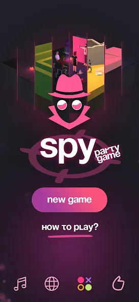 Взломанная Spyfall - party game [MOD: открыты все локации и роли] на Андроид — скриншот 1