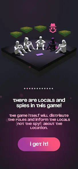 Взломанная Spyfall - party game [MOD: открыты все локации и роли] на Андроид — скриншот 2
