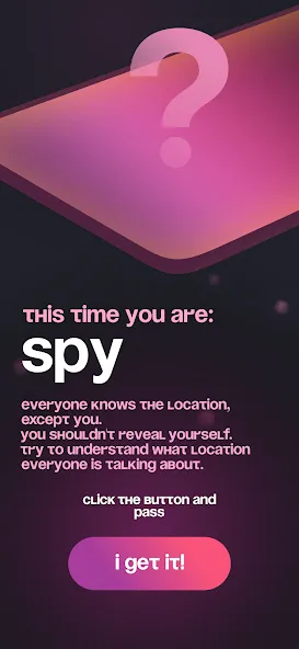 Взломанная Spyfall - party game [MOD: открыты все локации и роли] на Андроид — скриншот 4