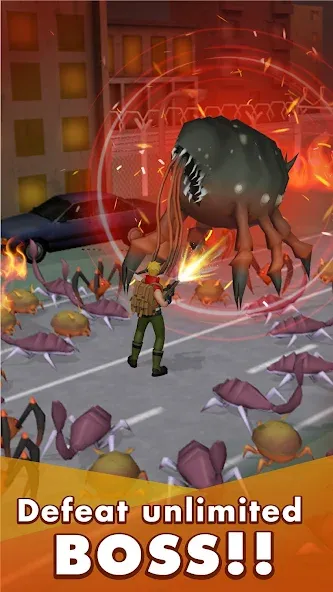 Взломанная Alien Survivor [MOD: безлимитное здоровье и оружие] на Андроид — скриншот 3