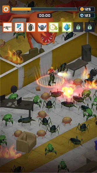 Взломанная Alien Survivor [MOD: безлимитное здоровье и оружие] на Андроид — скриншот 5