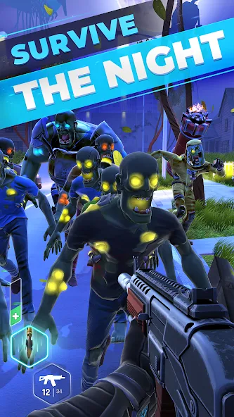 Скачать взлом Zombie Horde: Heroes FPS & RPG [MOD: безлимитные ресурсы и все герои] — скриншот 4