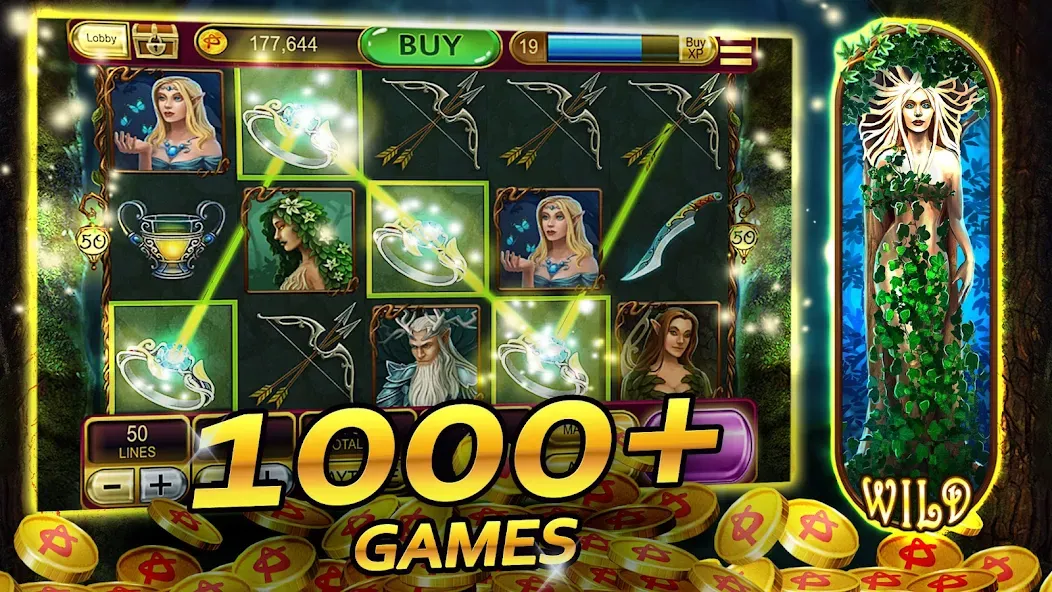 Vegas Casino - Slot Machines [MOD: безлимитные монеты и джекпоты] на Андроид — скриншот 3