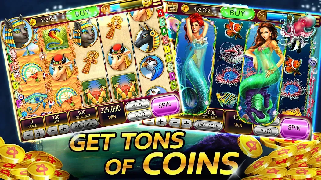 Vegas Casino - Slot Machines [MOD: безлимитные монеты и джекпоты] на Андроид — скриншот 4