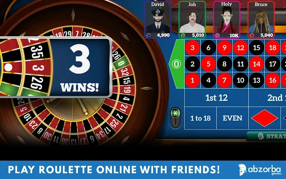 Скачать взлом Roulette Live Casino Tables [MOD: безлимитные фишки и быстрые выигрыши] — скриншот 4