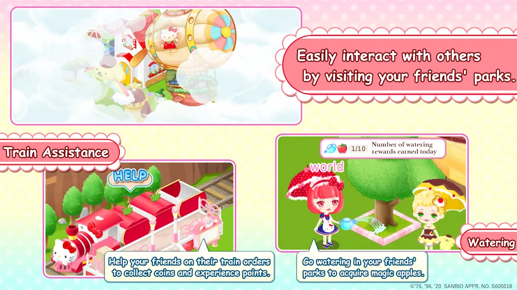 Взломанная HelloKittyWorld2 Sanrio Kawaii [MOD: безлимитные монеты и открытые предметы] на Андроид — скриншот 5