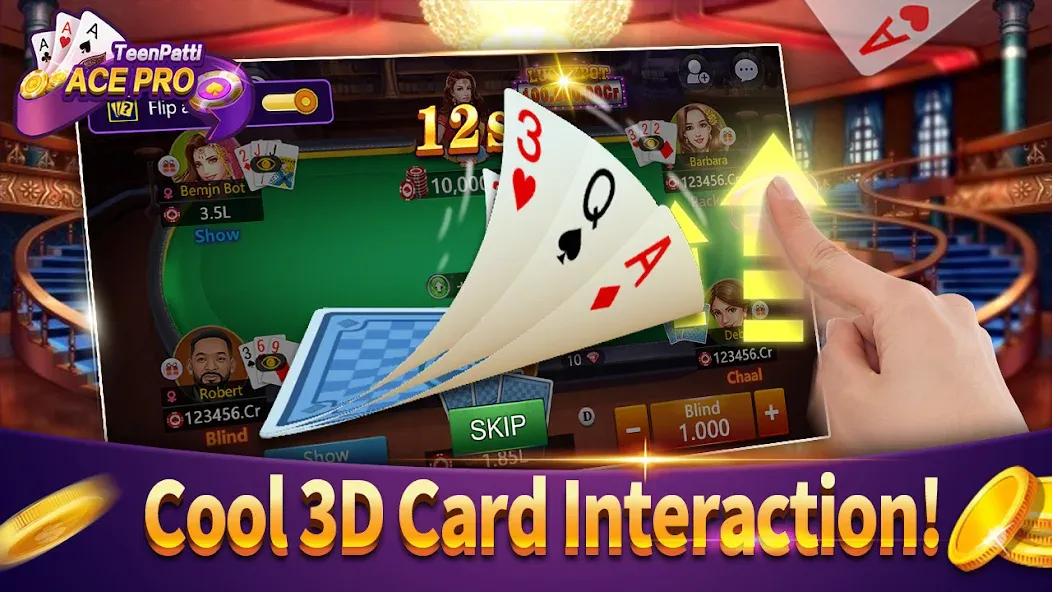 Teenpatti Ace Pro -poker,rummy [MOD: безлимитные фишки и карты] — Скачать бесплатно (APK) — скриншот 2