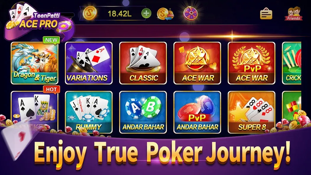Teenpatti Ace Pro -poker,rummy [MOD: безлимитные фишки и карты] — Скачать бесплатно (APK) — скриншот 3