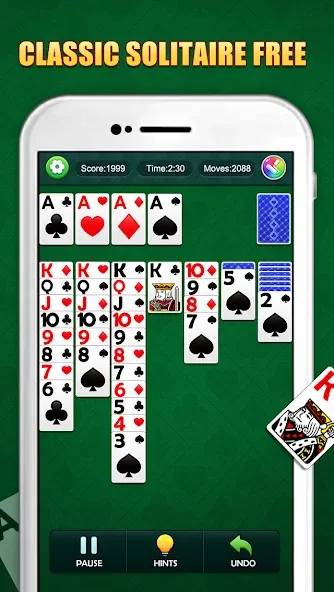 Solitaire Puzzle : Card Jigsaw [MOD: безлимитные подсказки и открыты все уровни] (Бесплатно / APK) — скриншот 1