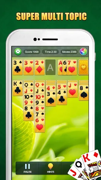 Solitaire Puzzle : Card Jigsaw [MOD: безлимитные подсказки и открыты все уровни] (Бесплатно / APK) — скриншот 4
