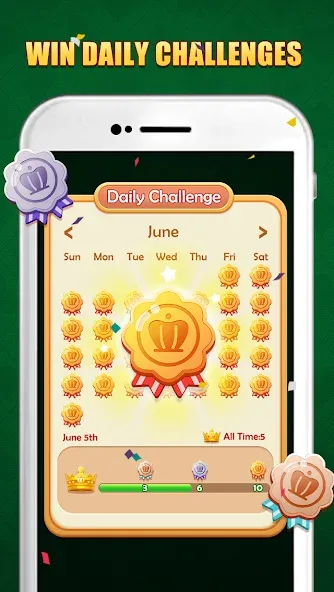 Solitaire Puzzle : Card Jigsaw [MOD: безлимитные подсказки и открыты все уровни] (Бесплатно / APK) — скриншот 5
