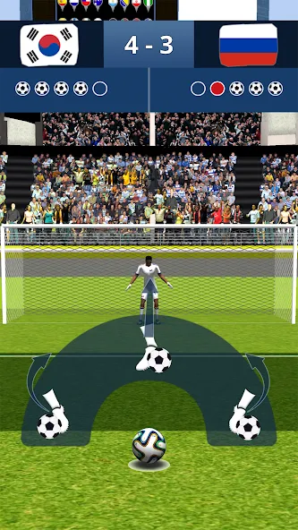 Final Shoot: Penalty-Shootout [MOD: безлимитные монеты и все команды] — Скачать бесплатно (APK) — скриншот 1