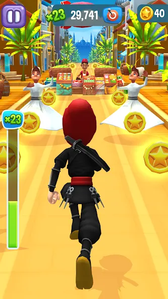 Скачать Angry Gran Run - Running Game [MOD: безлимитные монеты и ускорение бега] на телефон — скриншот 3