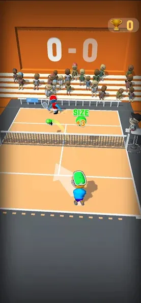 Взломанная Deuce Hit! (Tennis] [MOD: безлимитные теннисные мячи и энергия] на Андроид — скриншот 4