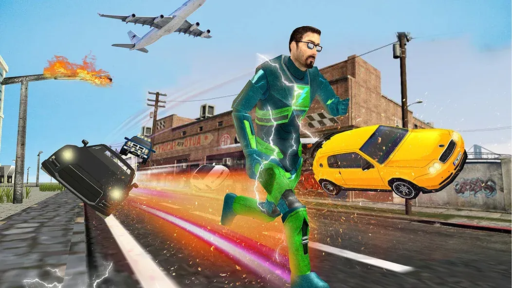 Light Superhero Speed Hero [MOD: суперскорость и все уровни открыты] (Бесплатно / APK) — скриншот 2