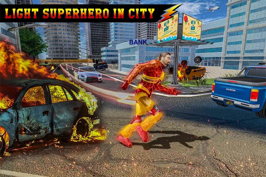 Light Superhero Speed Hero [MOD: суперскорость и все уровни открыты] (Бесплатно / APK) — скриншот 3