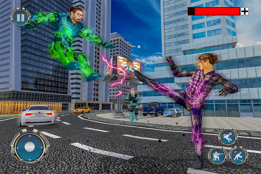 Light Superhero Speed Hero [MOD: суперскорость и все уровни открыты] (Бесплатно / APK) — скриншот 4