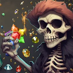 Скачать Jewels Ghost Ship: jewel games [MOD: безлимитные жизни и бустеры] на телефон