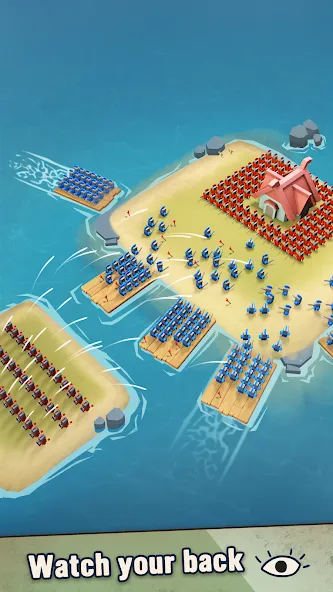 Island War [MOD: безлимитные ресурсы и ускоренное строительство] — Скачать бесплатно (APK) — скриншот 1