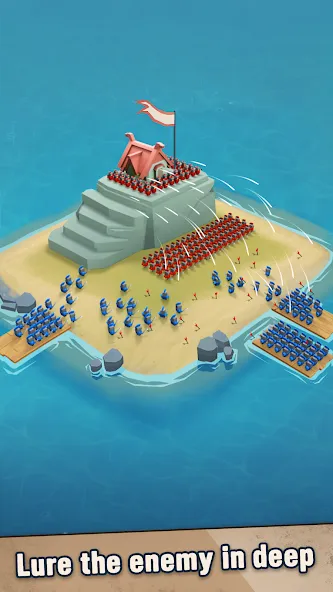 Island War [MOD: безлимитные ресурсы и ускоренное строительство] — Скачать бесплатно (APK) — скриншот 2