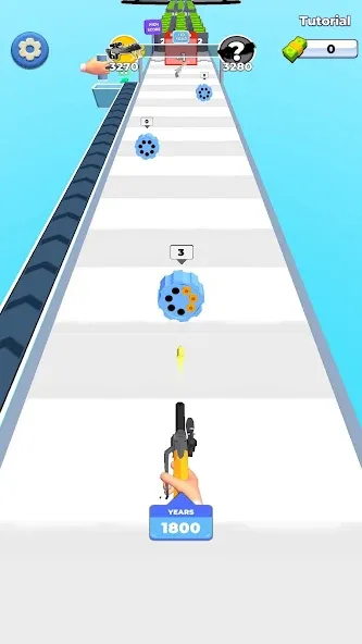 Weapon Craft Run [MOD: безлимитные деньги и оружие] (Бесплатно / APK) — скриншот 1