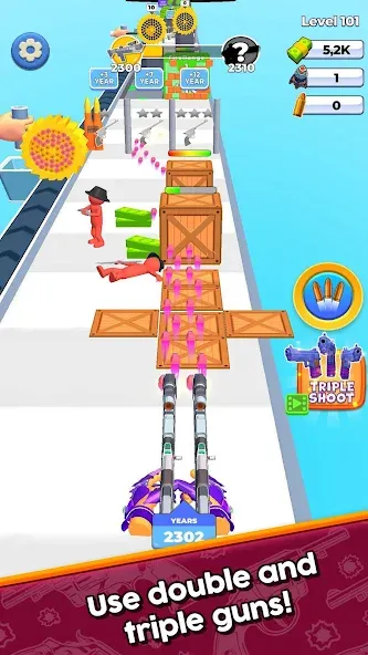 Weapon Craft Run [MOD: безлимитные деньги и оружие] (Бесплатно / APK) — скриншот 2