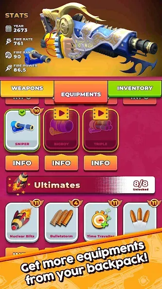 Weapon Craft Run [MOD: безлимитные деньги и оружие] (Бесплатно / APK) — скриншот 3