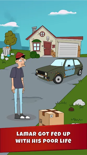 Lamar - Idle Vlogger [MOD: безлимитные деньги и алмазы] (Бесплатно / APK) — скриншот 1