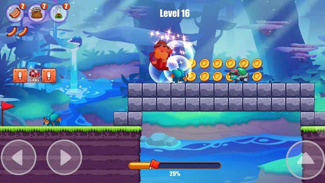 Взломанная Miner's World: Super Run Game [MOD: безлимитные монеты и открытые уровни] на Андроид — скриншот 1