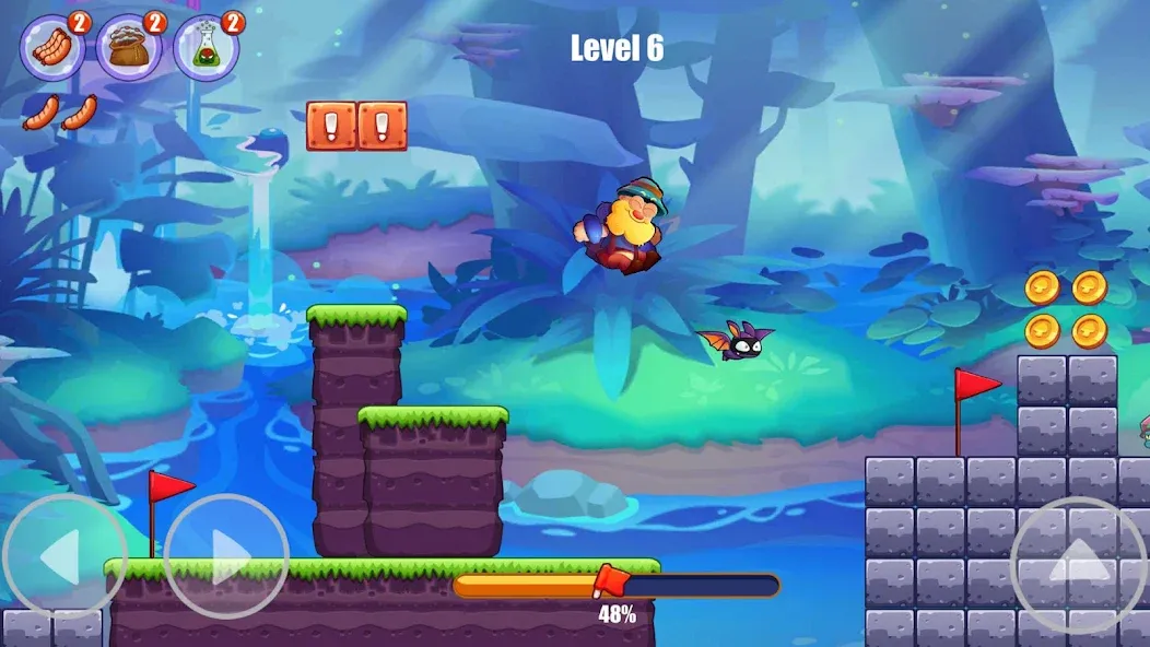 Взломанная Miner's World: Super Run Game [MOD: безлимитные монеты и открытые уровни] на Андроид — скриншот 2
