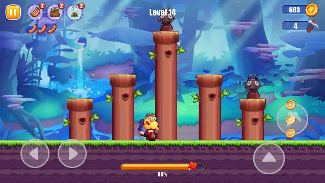 Взломанная Miner's World: Super Run Game [MOD: безлимитные монеты и открытые уровни] на Андроид — скриншот 5