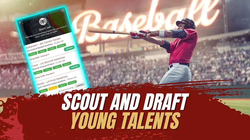 Astonishing Baseball Manager [MOD: безлимитные деньги и все функции] (Бесплатно / APK) — скриншот 5