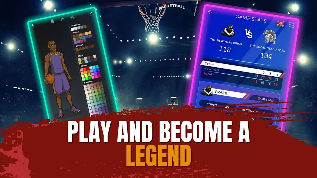 Скачать Astonishing Basketball Manager [MOD: безлимитные деньги и ресурсы] на телефон — скриншот 5