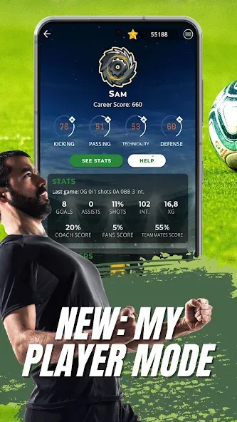 Astonishing Eleven Football [MOD: безлимитные деньги и энергия] последняя версия — скриншот 4