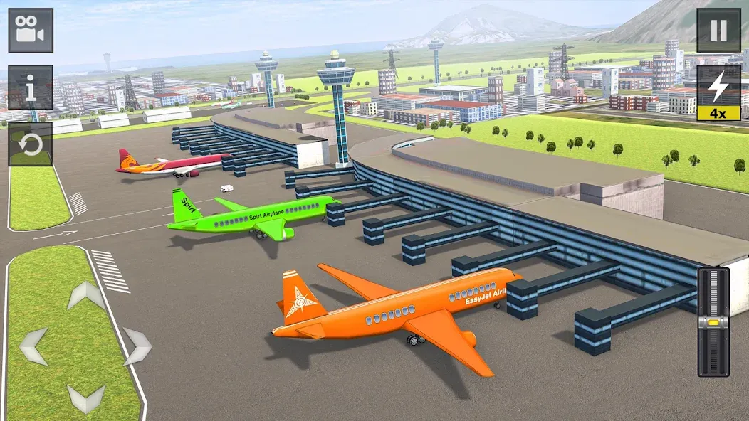Flight Simulator - Plane Games [MOD: безлимитное топливо и все самолёты] последняя версия — скриншот 1