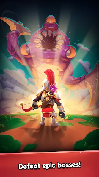 Magic Archer: fantasy rpg game [MOD: безлимитные ресурсы и усиленная атака] на Андроид — скриншот 2
