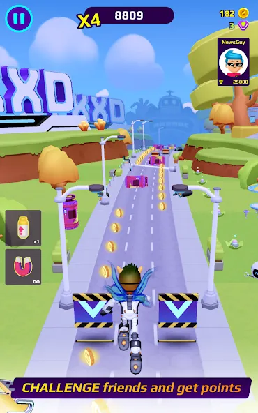 Взломанная PKXD Runner [MOD: безлимитные монеты и открыты скины] на Андроид — скриншот 2