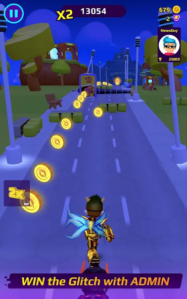Взломанная PKXD Runner [MOD: безлимитные монеты и открыты скины] на Андроид — скриншот 3