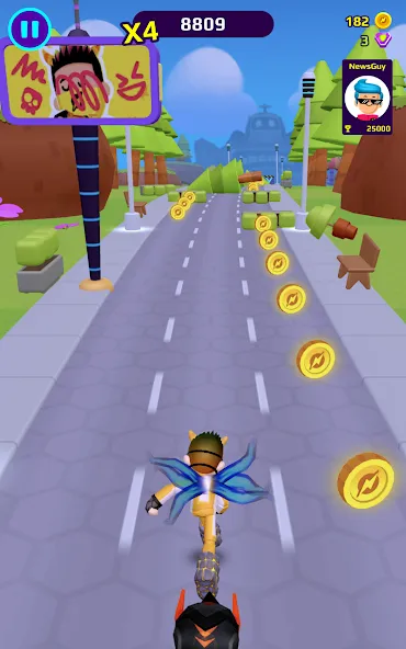 Взломанная PKXD Runner [MOD: безлимитные монеты и открыты скины] на Андроид — скриншот 5