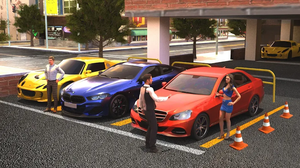 Скачать Luxury Car Parking Games [MOD: безлимитные деньги и все машины] — скриншот 2